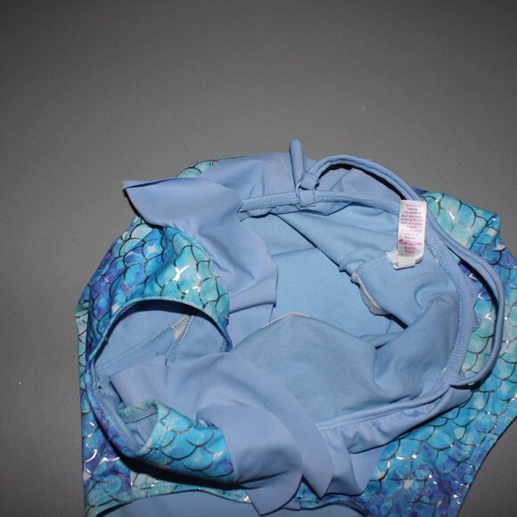 Blue Mermaide 1 Pcs Justice Swimsuit Size 14 - Picture 4 of 10